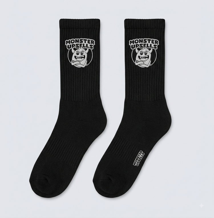 Monster Upsells Crew Socks
