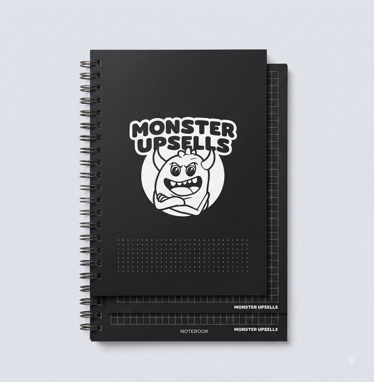 Monster Upsells Notebook Set - Dot Grid